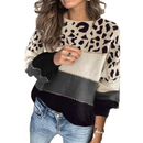 Bequemes Leopardenmuster Sweatshirt Für Frauen Mit Stil
