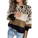 Bequemes Leopardenmuster Sweatshirt Für Frauen Mit Stil