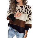 Bequemes Leopardenmuster Sweatshirt Für Frauen Mit Stil