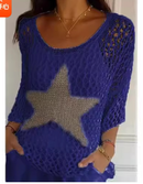 Bequemes westen Mit Süßem Sternenmuster Für Jeden Tag