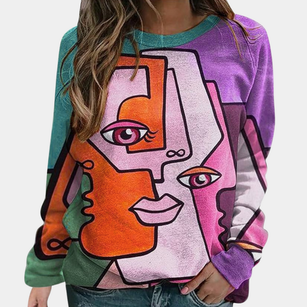 Bequemes Und Stilvolles Sweatshirt Für Frauen Mit Kapuze