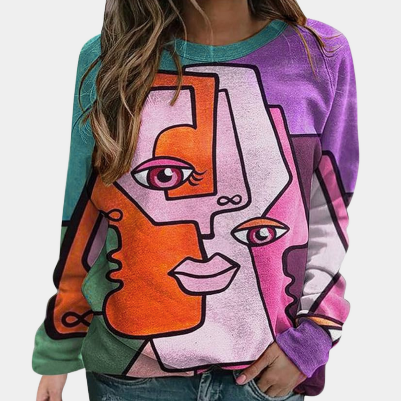Bequemes Und Stilvolles Sweatshirt Für Frauen Mit Kapuze
