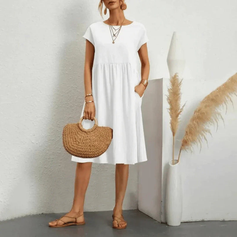 Warmes Aus Baumwolle Für Dich – Bequemes Kleid Für Sommer