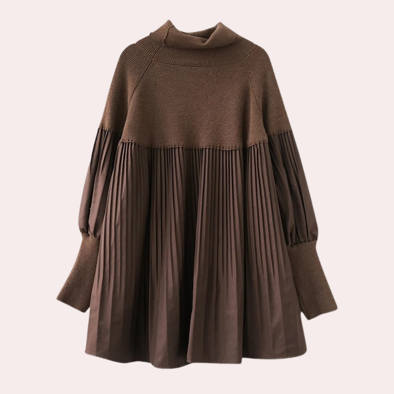 Bequemer Plissee-Pullover für Frauen