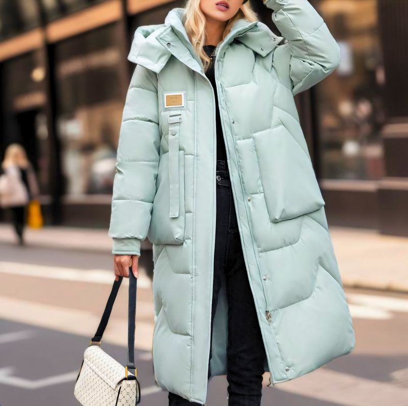Birgit - Lange Damen-Pufferjacke für kalte Tage