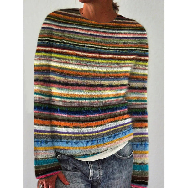 Bunter Weicher Pullover Für Gemütliche Tage Pullover