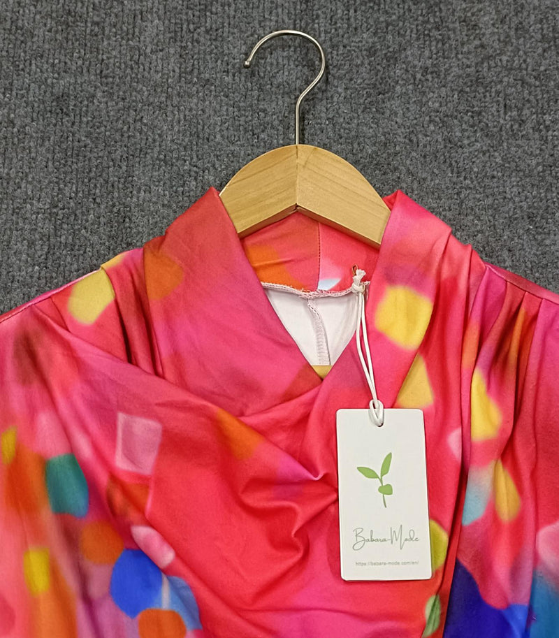 Buntes Weiches Boho-Top Mit Schal Für Jungen