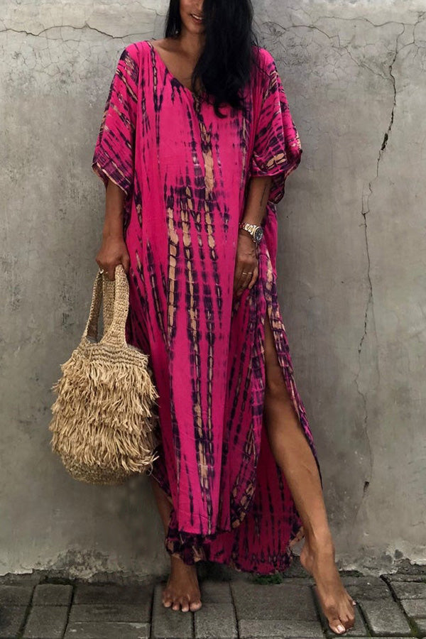 Weiches Freely - Lässiges Batik-Boho-Überwurfkleid für dich