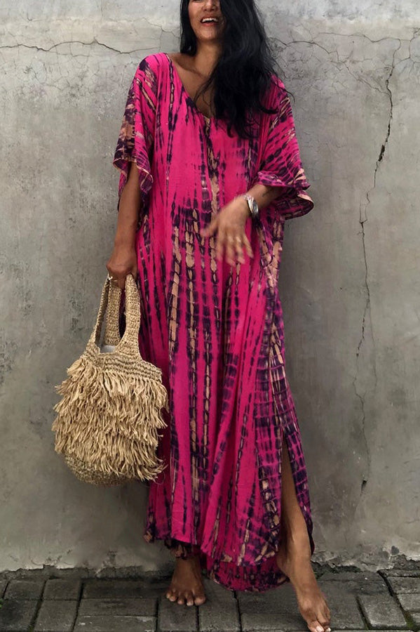 Weiches Freely - Lässiges Batik-Boho-Überwurfkleid für dich