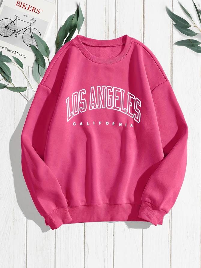 Weiches Los Angeles für dich Bequemes Hoodie für Damen