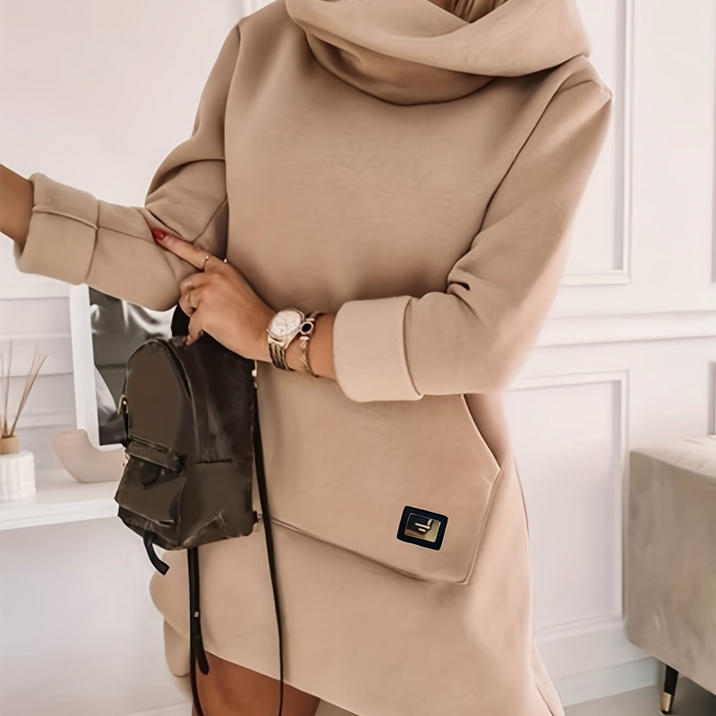 Bequemes Eleonore Hoodie Kleid für einen stylischen Look