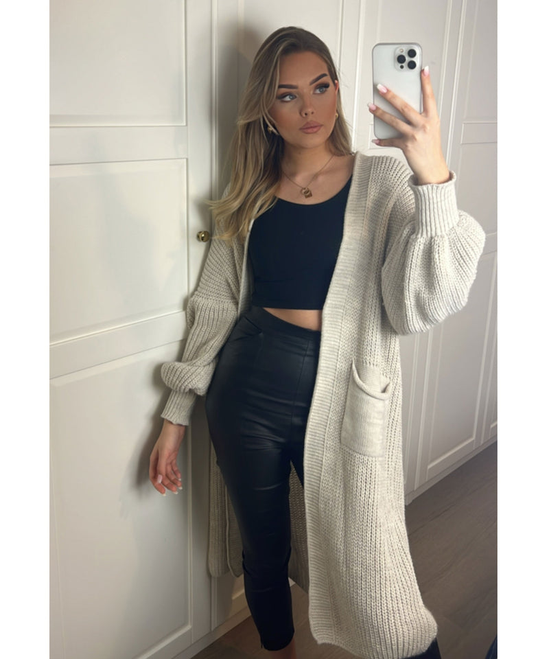 Bequeme und Leichte Lang Beige für dich Jacke