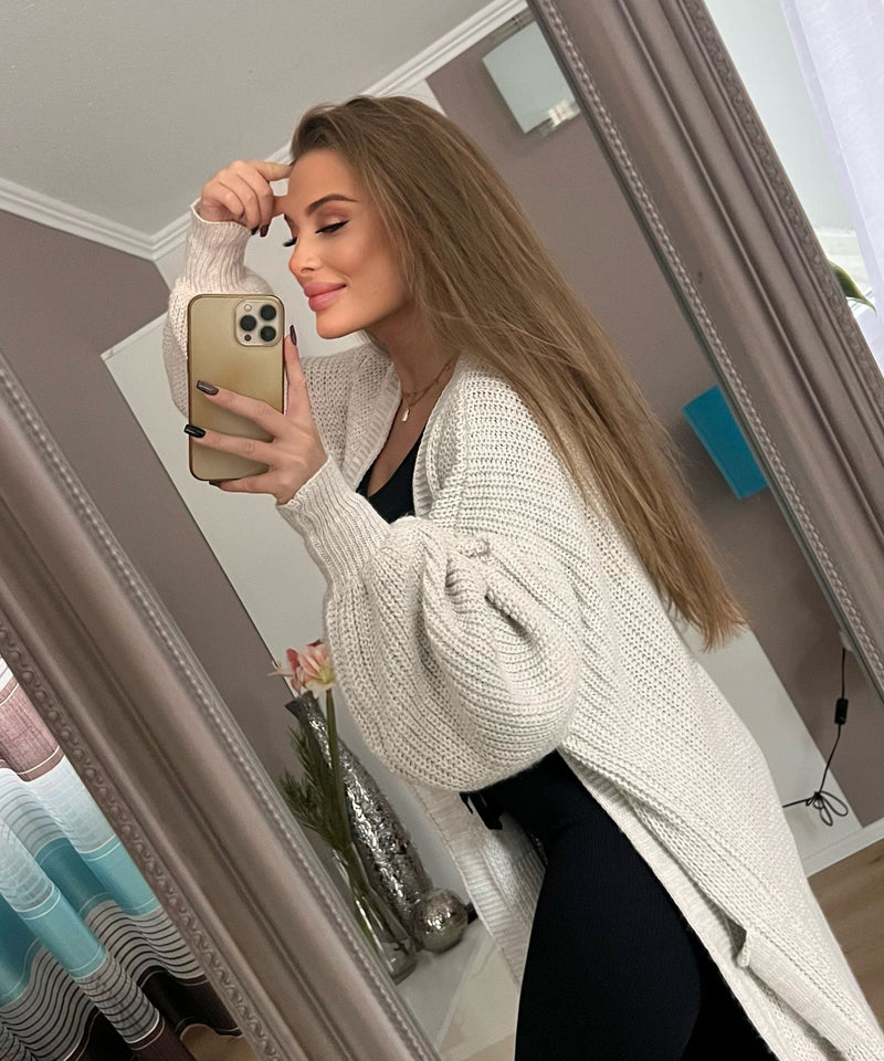 Bequeme und Leichte Lang Beige für dich Jacke