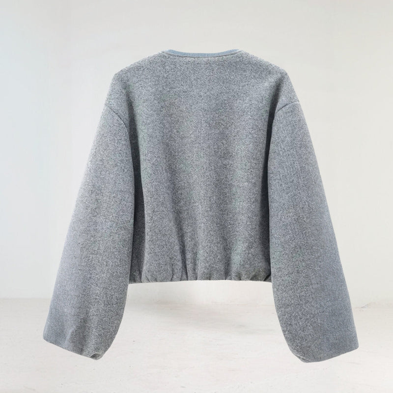 Damen-Übergangsjacke mit langen Ärmeln