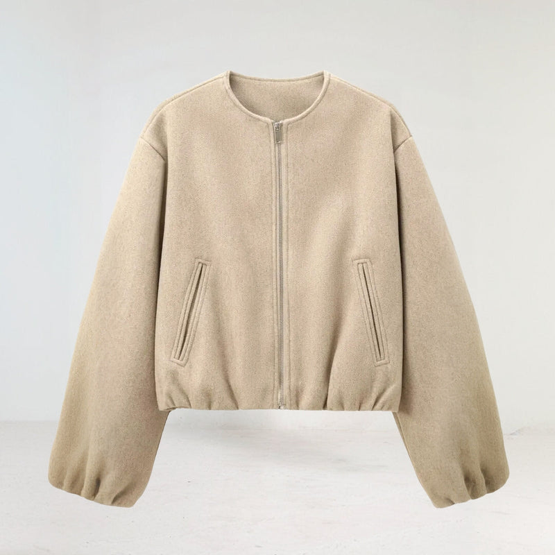 Damen-Übergangsjacke mit langen Ärmeln