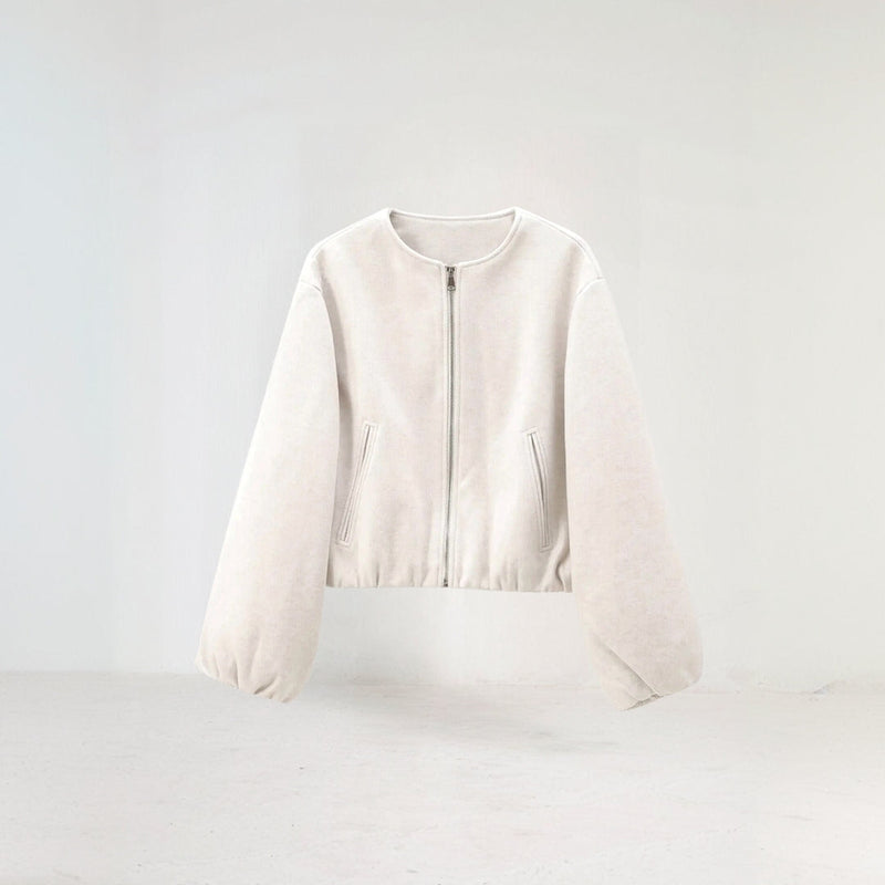 Damen-Übergangsjacke mit langen Ärmeln