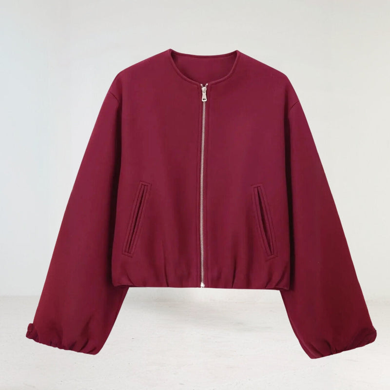 Damen-Übergangsjacke mit langen Ärmeln