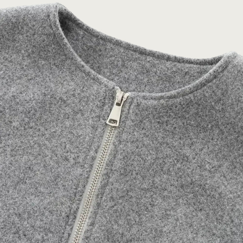 Damen-Übergangsjacke mit langen Ärmeln