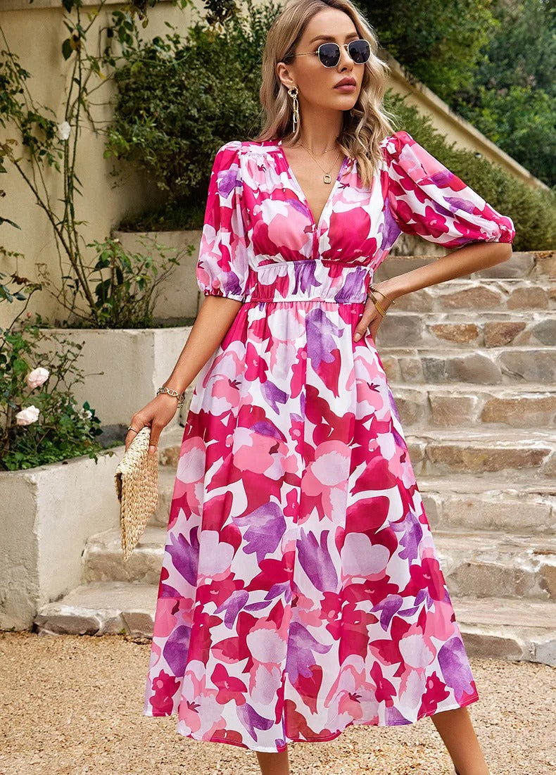 Elegantes Mathilda Midikleid für Damen mit Stil und Komfort