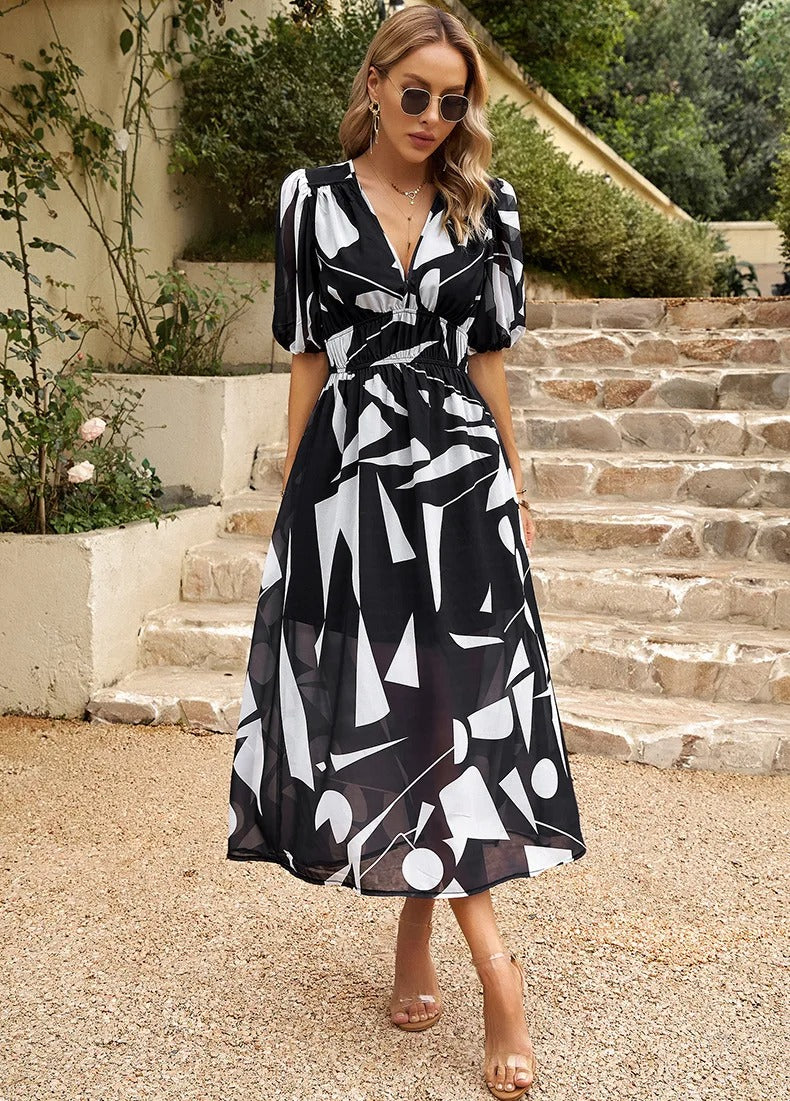 Elegantes Mathilda Midikleid für Damen mit Stil und Komfort