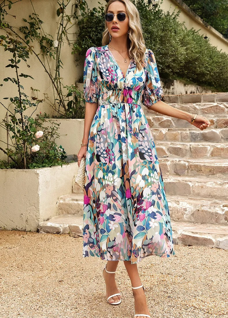 Elegantes Mathilda Midikleid für Damen mit Stil und Komfort