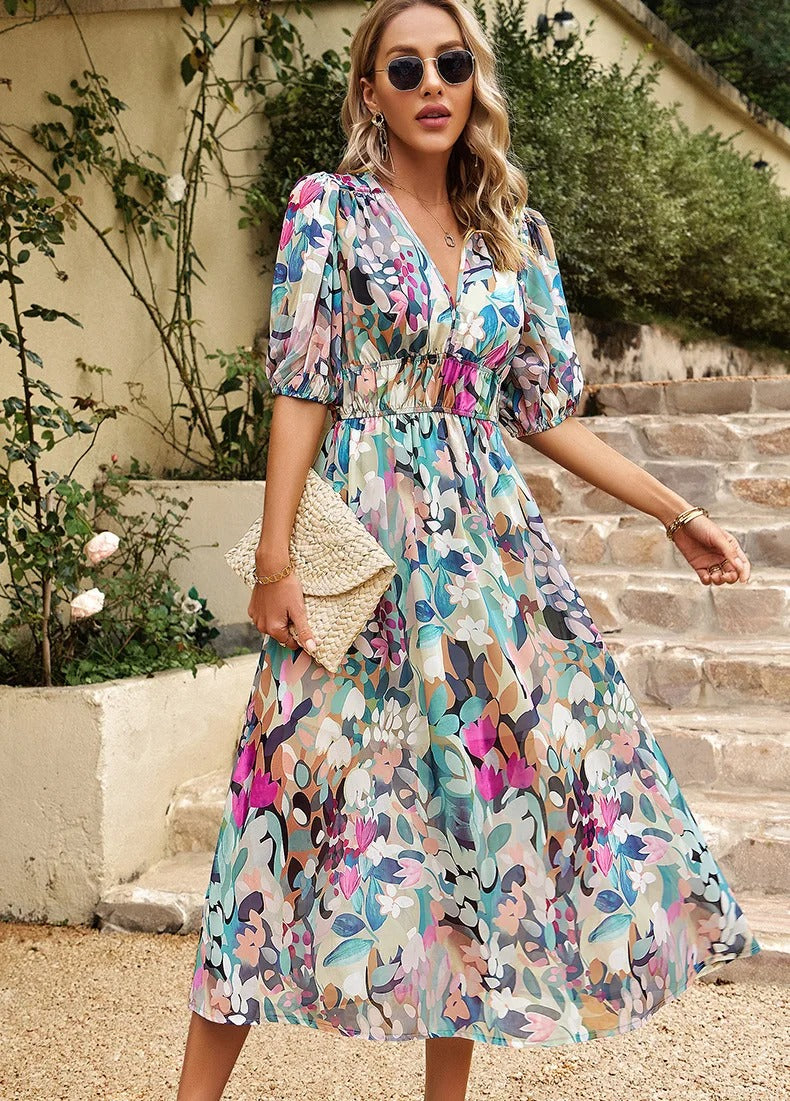 Elegantes Mathilda Midikleid für Damen mit Stil und Komfort