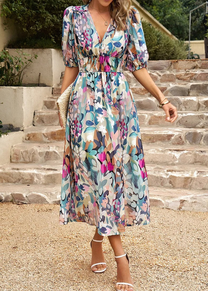 Elegantes Mathilda Midikleid für Damen mit Stil und Komfort