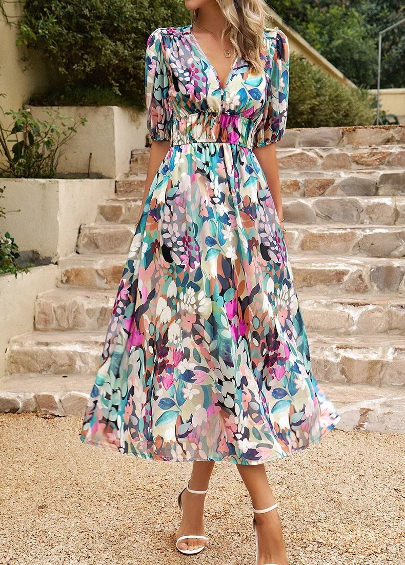 Elegantes Mathilda Midikleid für Damen mit Stil und Komfort