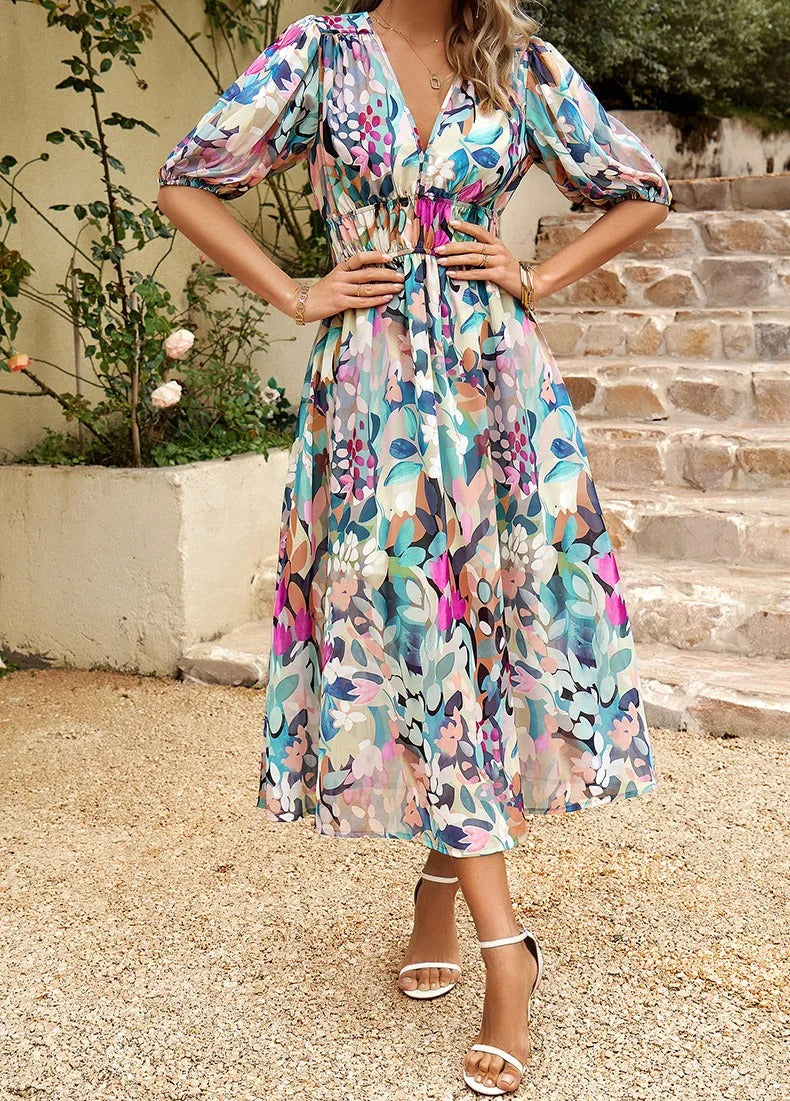 Elegantes Mathilda Midikleid für Damen mit Stil und Komfort