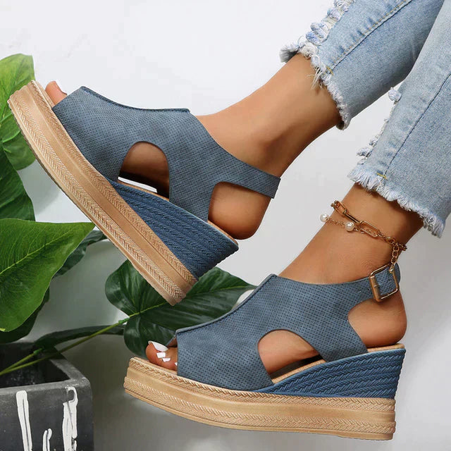 Bequeme und Stilvolle Plateau-Sandalen für dich