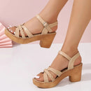 Kuscheliges - Elegante Knöchelriemen Sandalen für dich