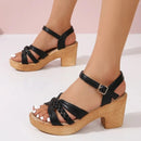 Kuscheliges - Elegante Knöchelriemen Sandalen für dich