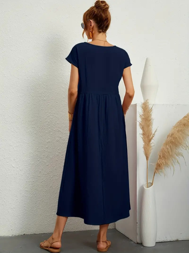 Bequemes - Kleid mit Taschen für dich, Elegant und Praktisch