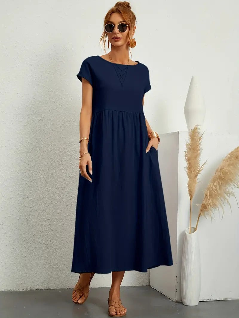 Bequemes - Kleid mit Taschen für dich, Elegant und Praktisch
