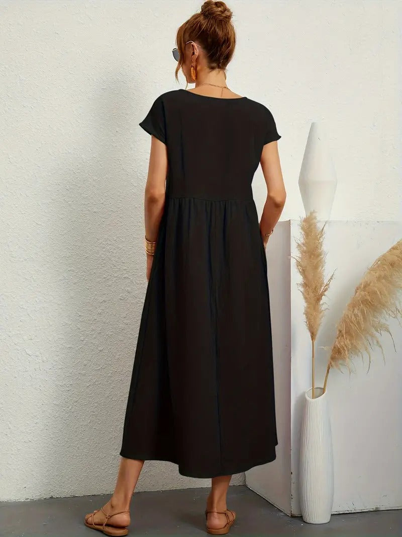 Bequemes - Kleid mit Taschen für dich, Elegant und Praktisch