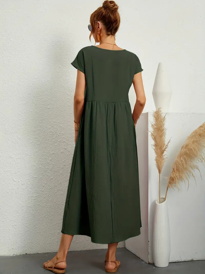 Bequemes - Kleid mit Taschen für dich, Elegant und Praktisch