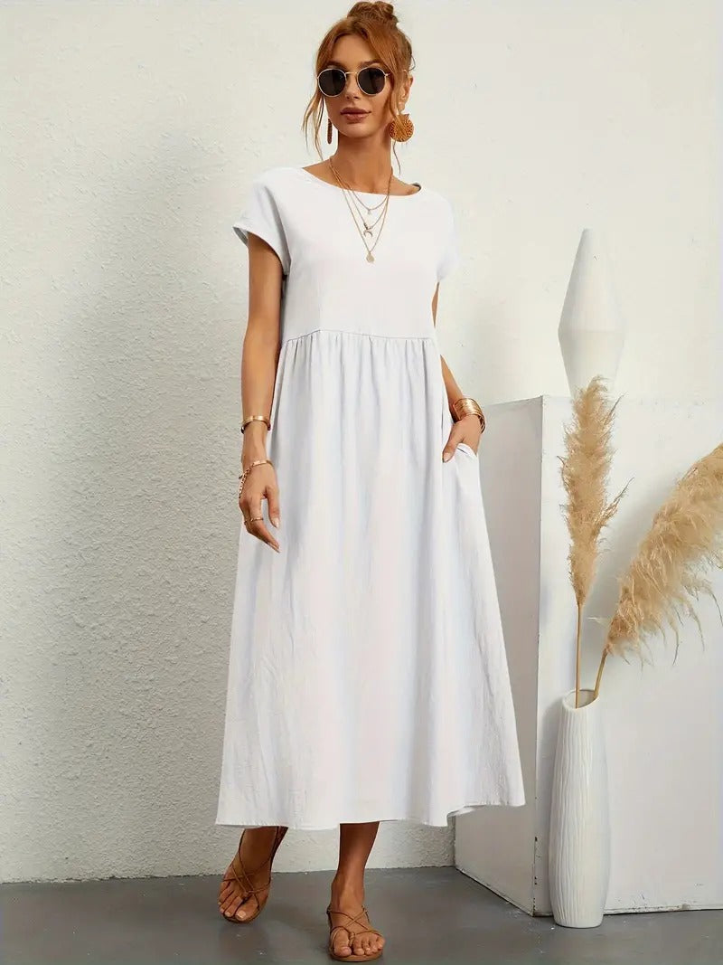 Bequemes - Kleid mit Taschen für dich, Elegant und Praktisch