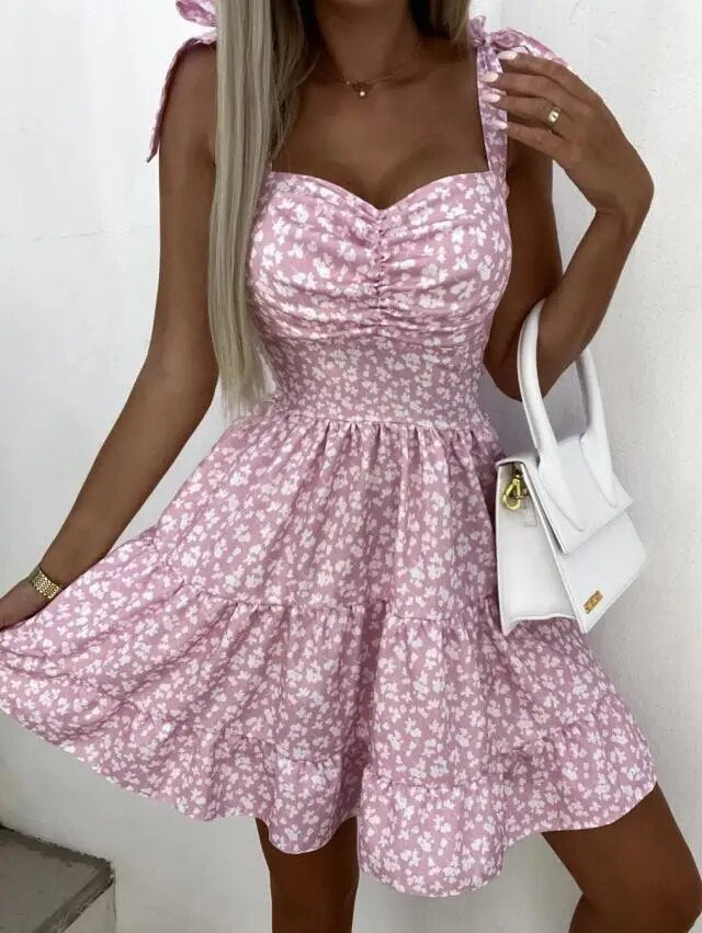 Bequemes Blumenkleid für dich, ideal für den Sommer