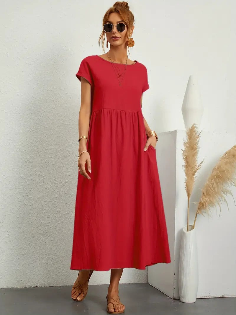 Bequemes - Kleid mit Taschen für dich, Elegant und Praktisch