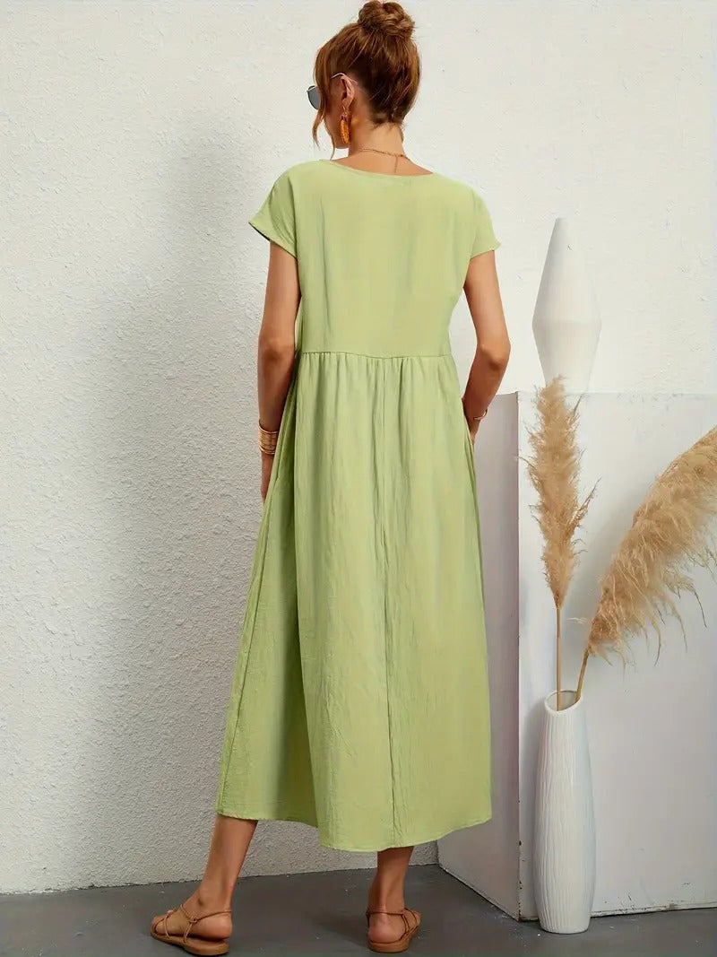 Bequemes - Kleid mit Taschen für dich, Elegant und Praktisch