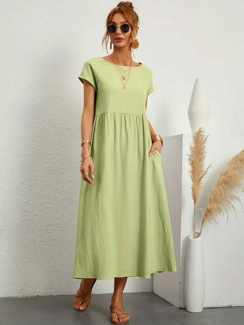 Bequemes - Kleid mit Taschen für dich, Elegant und Praktisch