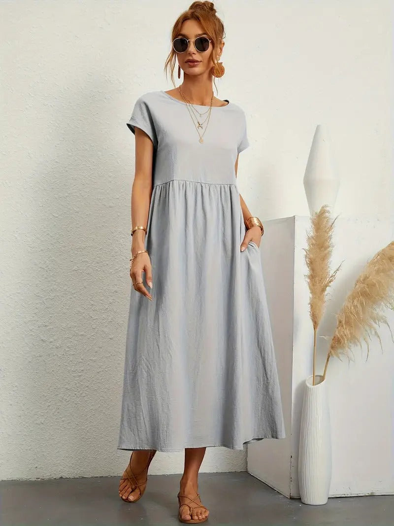 Bequemes - Kleid mit Taschen für dich, Elegant und Praktisch