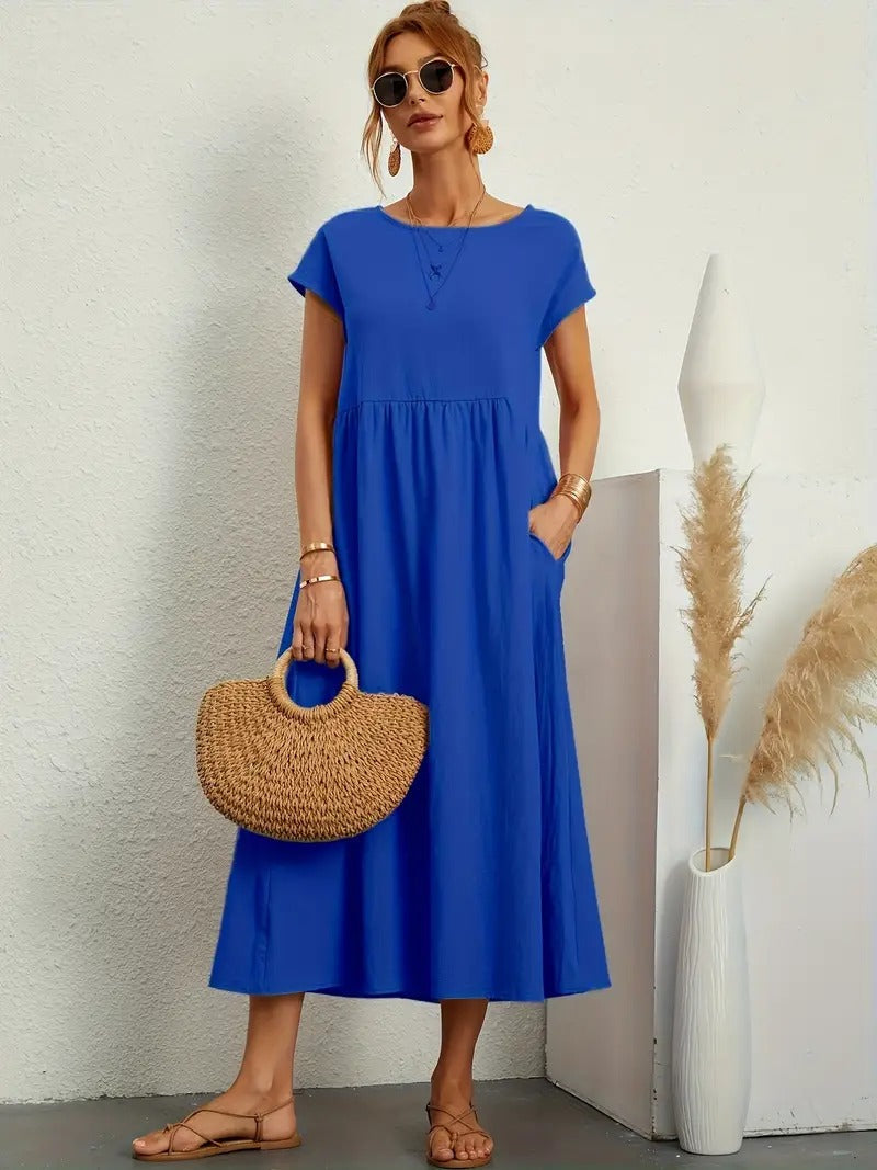 Bequemes - Kleid mit Taschen für dich, Elegant und Praktisch