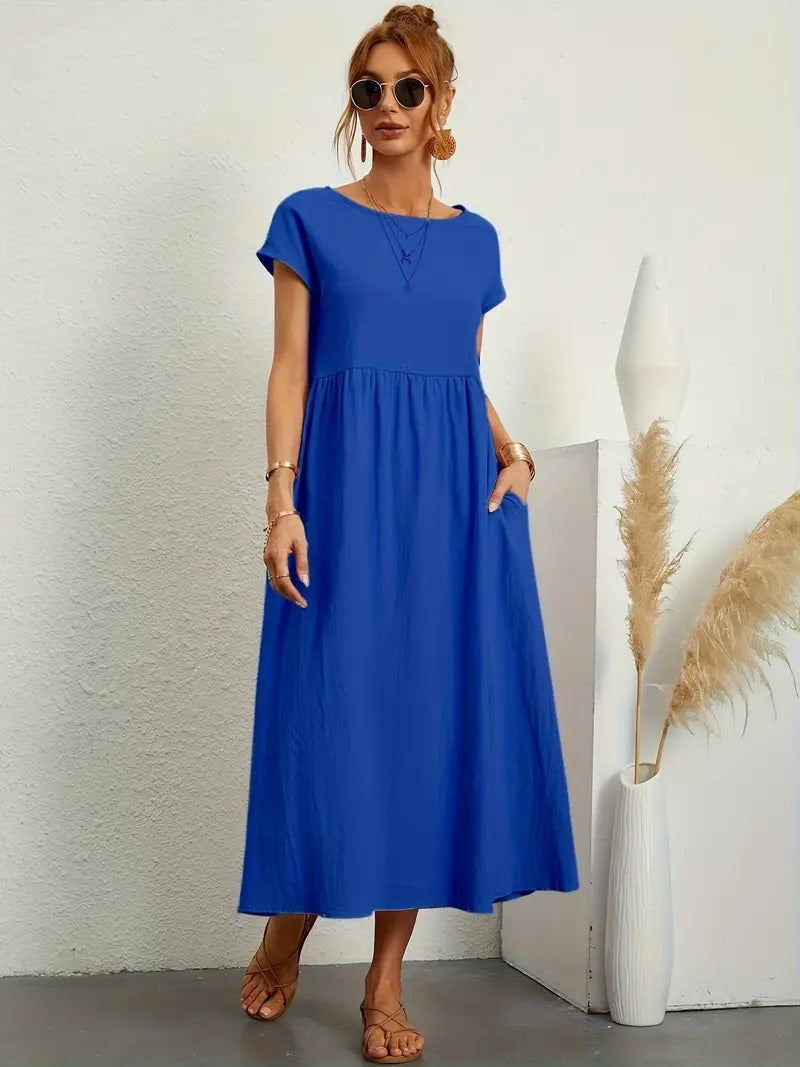 Bequemes - Kleid mit Taschen für dich, Elegant und Praktisch