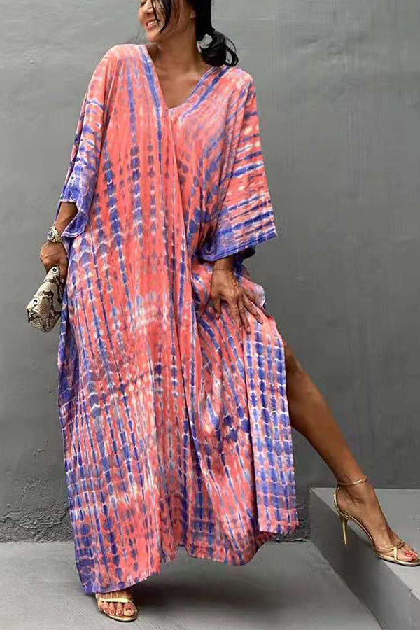 Weiches Freely - Lässiges Batik-Boho-Überwurfkleid für dich