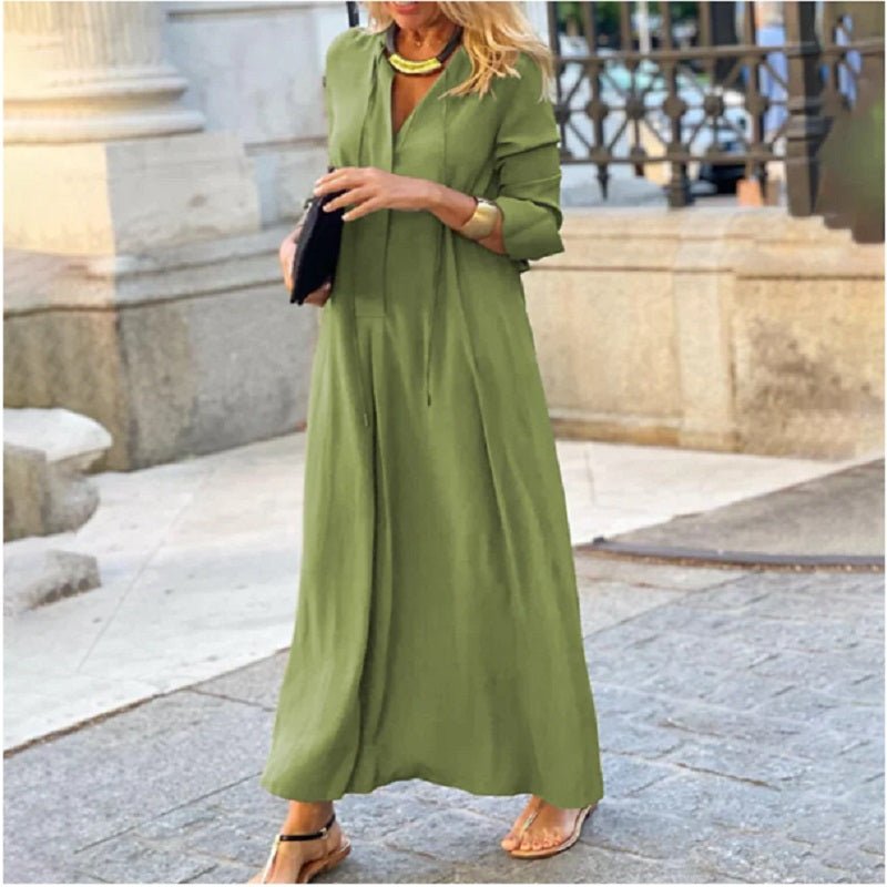 Elegantes Lang Maxikleid Rosalinde für Damen im Alltag