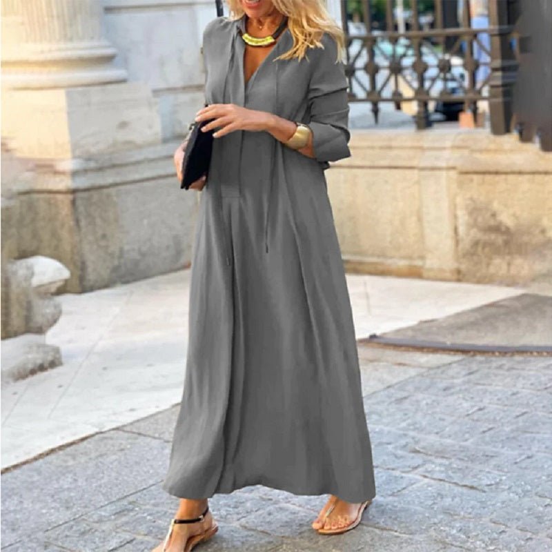 Elegantes Lang Maxikleid Rosalinde für Damen im Alltag