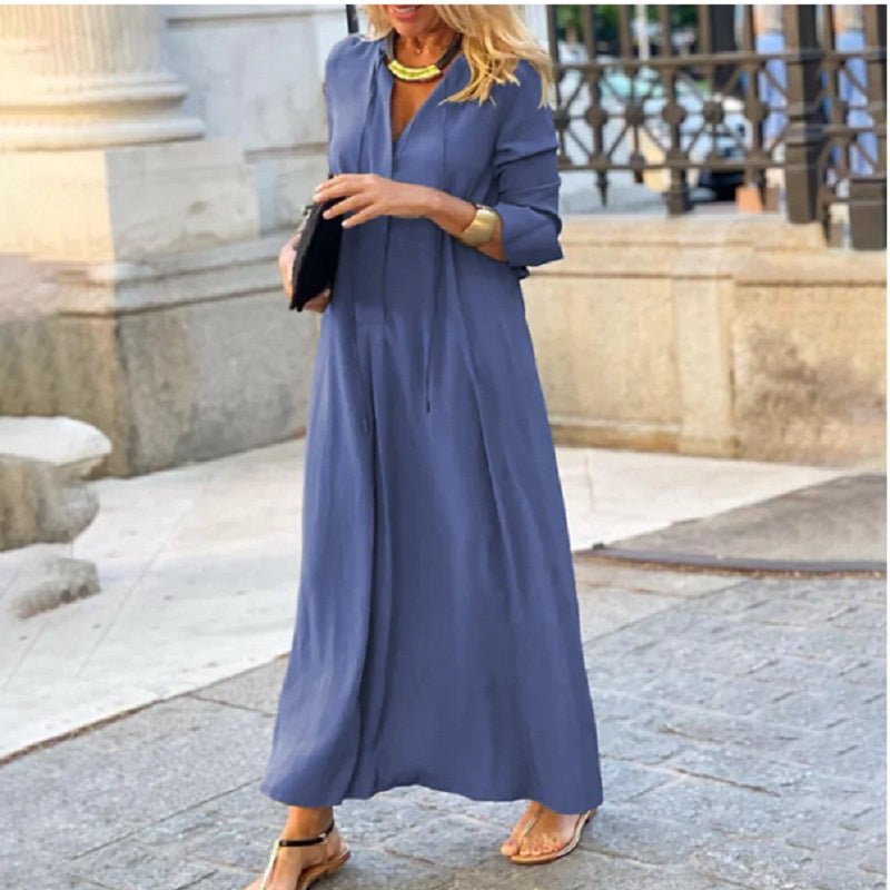 Elegantes Lang Maxikleid Rosalinde für Damen im Alltag