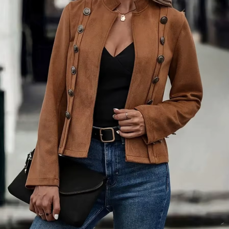Elegante Damenjacke im Vintage-Stil für die Übergangszeit