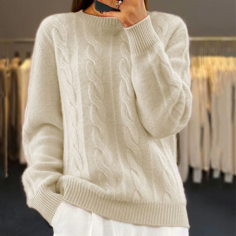Eleganter Bequemer Pullover Für Stilvolle Anlässe